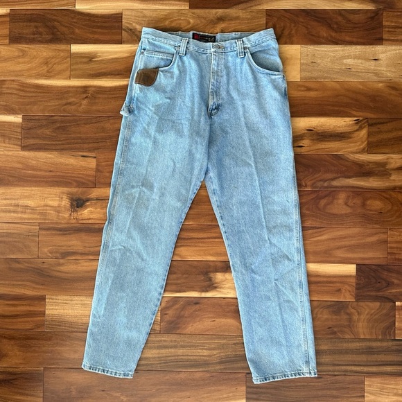 Wrangler Other - Wrangler Durashield Light Denim Jeans size 38x36